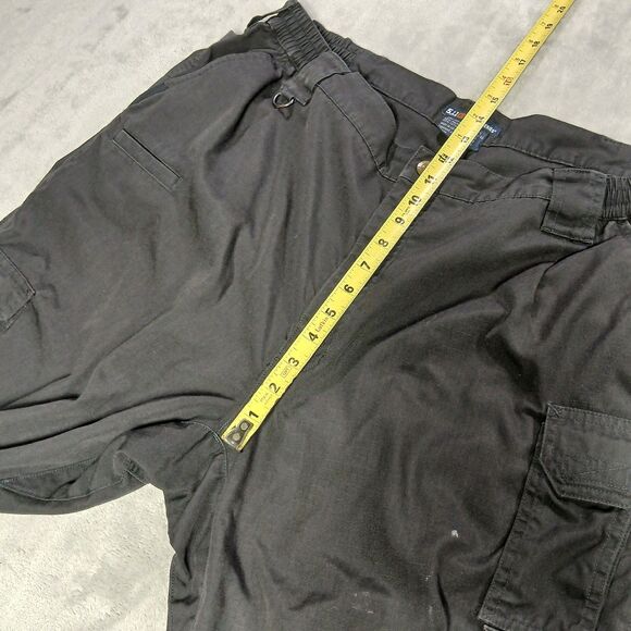 5.11 511 Mens 40x32 Taclite Pro Cargo Pants Black Ripstop Utility Tactical Work - Picture 6 of 11